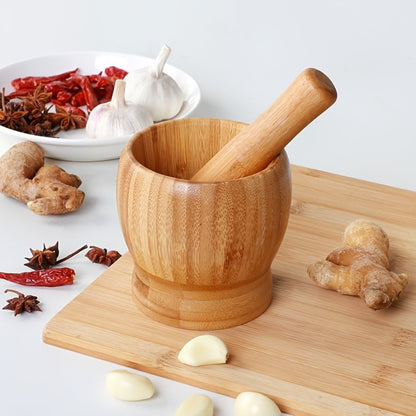 Garlic Crusher Grinding Bowl Food-Grade Multi-Functional Mortar for Garlic, Herbs & Pepper – Easy to Clean Durable Kitchen Tool