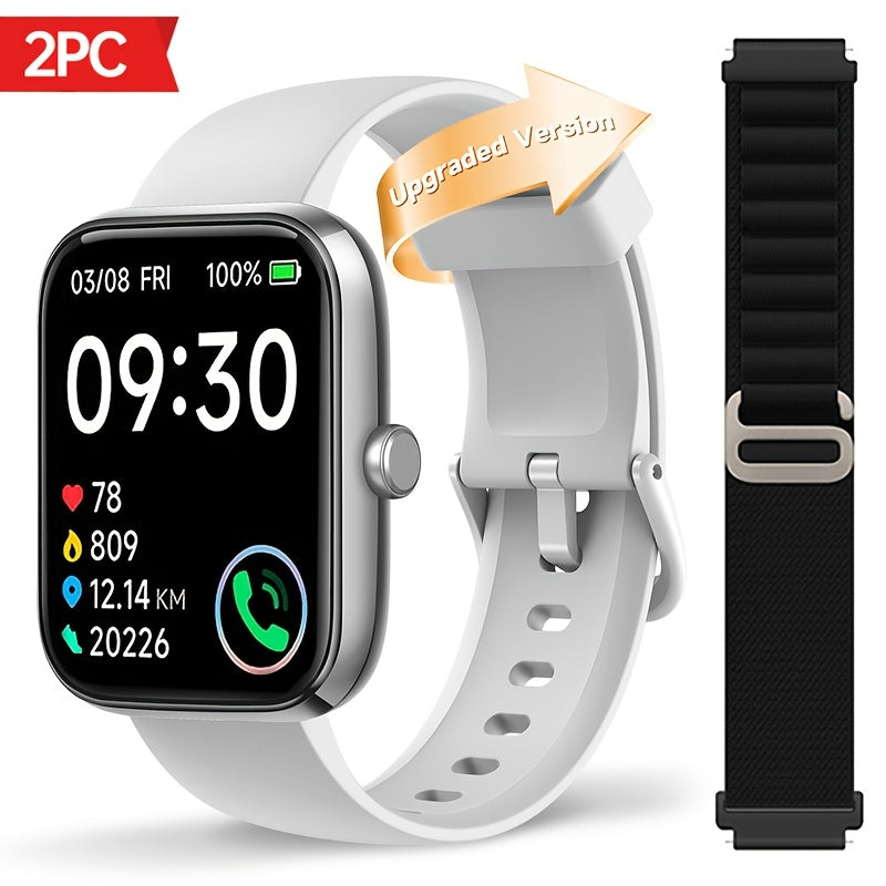 Smartwatch – with Alexa Built-in FAWEIO 1.95" Large Display, Wireless Calling, 100+ Sport Modes, Pedometer Heart Rate Sleep Blood…