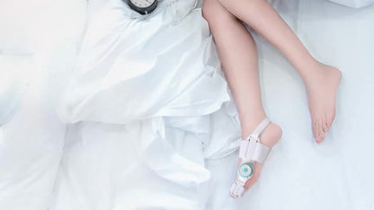 Adjustable Knob Big Toe Alignment Brace with Heel Strap for Left or Right Foot, One-Piece Option