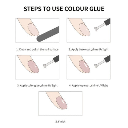 Gel Nail Polish Set with IRISGOBLADI Label, 6 Solid Colors per Set and 8 Retained Palettes