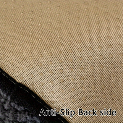 Sofa Cover Embroidered Plush-Texture Panels for Single to 4 Seats, Backrest, Armrest or Pillowcase