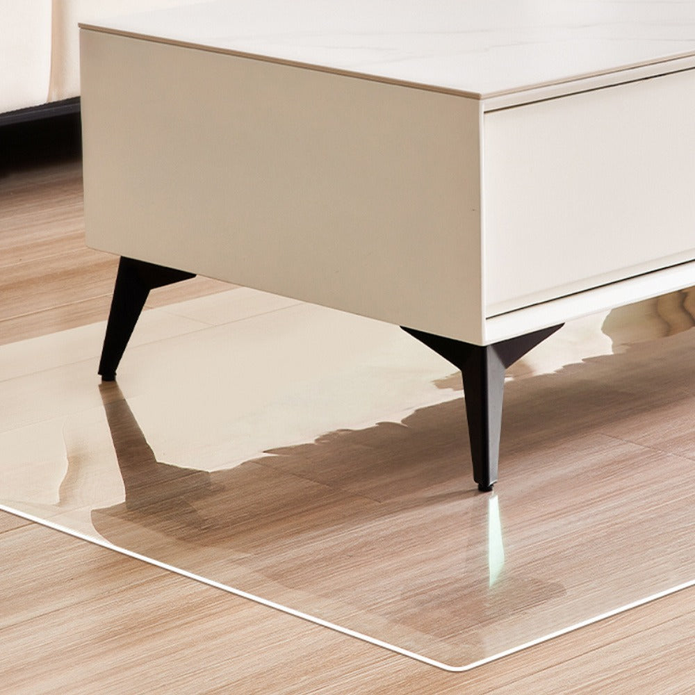 Clear PVC Floor Protector Mat with 29 Rectangular Size Options, Including 1.5mm Formats up to 44 x 120 Inches