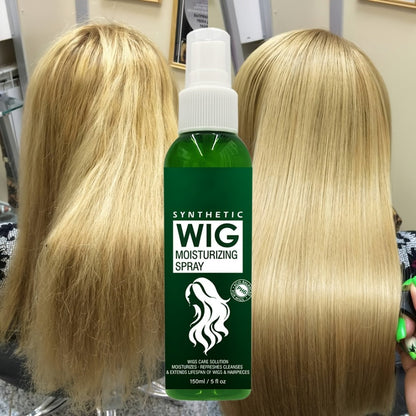 Synthetic Wig Refresher Spray Leave-In Conditioner — Revitalizes & Detangles Wigs & Hairpieces, Cleanses Between Washes, Extends Wig Lifespan, Soft Fresh Scent, Daily No-Rinse Wig Care for Synthetic Hair