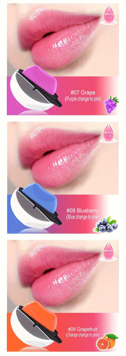Color Changing Lipstick Set 6pcs Matte pH Reactive Lip-Shaped with Jasmine Scent - Non-Fade Long-Lasting Velvety Formula, Multi-Shade Lip Makeup Gift Set for Women & Girls