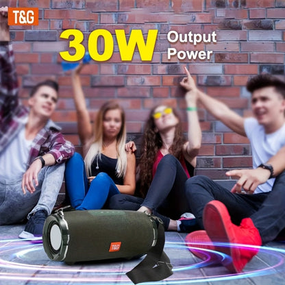 TG187 IPX4 Waterproof Outdoor Bluetooth Speaker | Dual Speakers, 4800mAh Rechargeable Battery, TWS Stereo Pairing, High Volume Portable Wireless Boombox for Party, Picnic, Camping & Stage