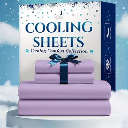 Bed Sheet Set Soft Breathable Cooling Microfiber Fitted & Flat Sheets with Deep Pockets – Wrinkle Free Hotel Luxury Bedding in Multiple Colors & Sizes