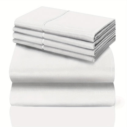 California King Sheet Set 6-Piece Breathable Cooling Bed Sheets Ultra-Soft Hotel Luxury Microfiber 18 Inch Deep Pocket Wrinkle Fade Resistant Flat Sheet Fitted Sheet 4 Pillowcases Multiple Colors