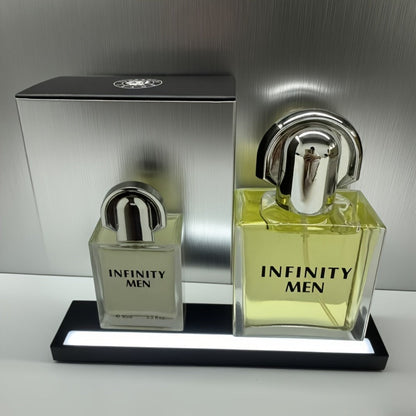 Eau de Parfum for Men 30ml in Mint-Green & Gold Travel Bottle with Woody Source Family for Daily Wear