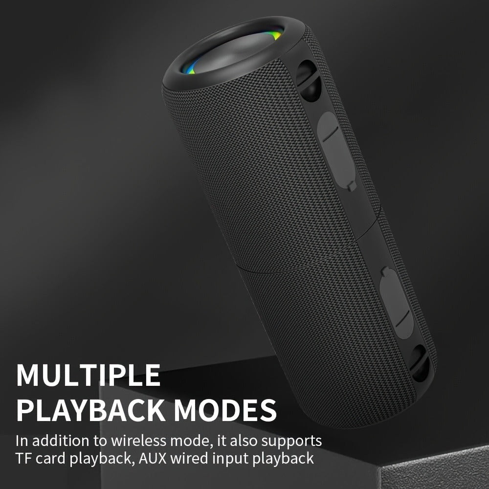 Portable Bluetooth Speaker S10 with RGB Breathing Lights, Dual-Channel Pairing and Battery or USB Power