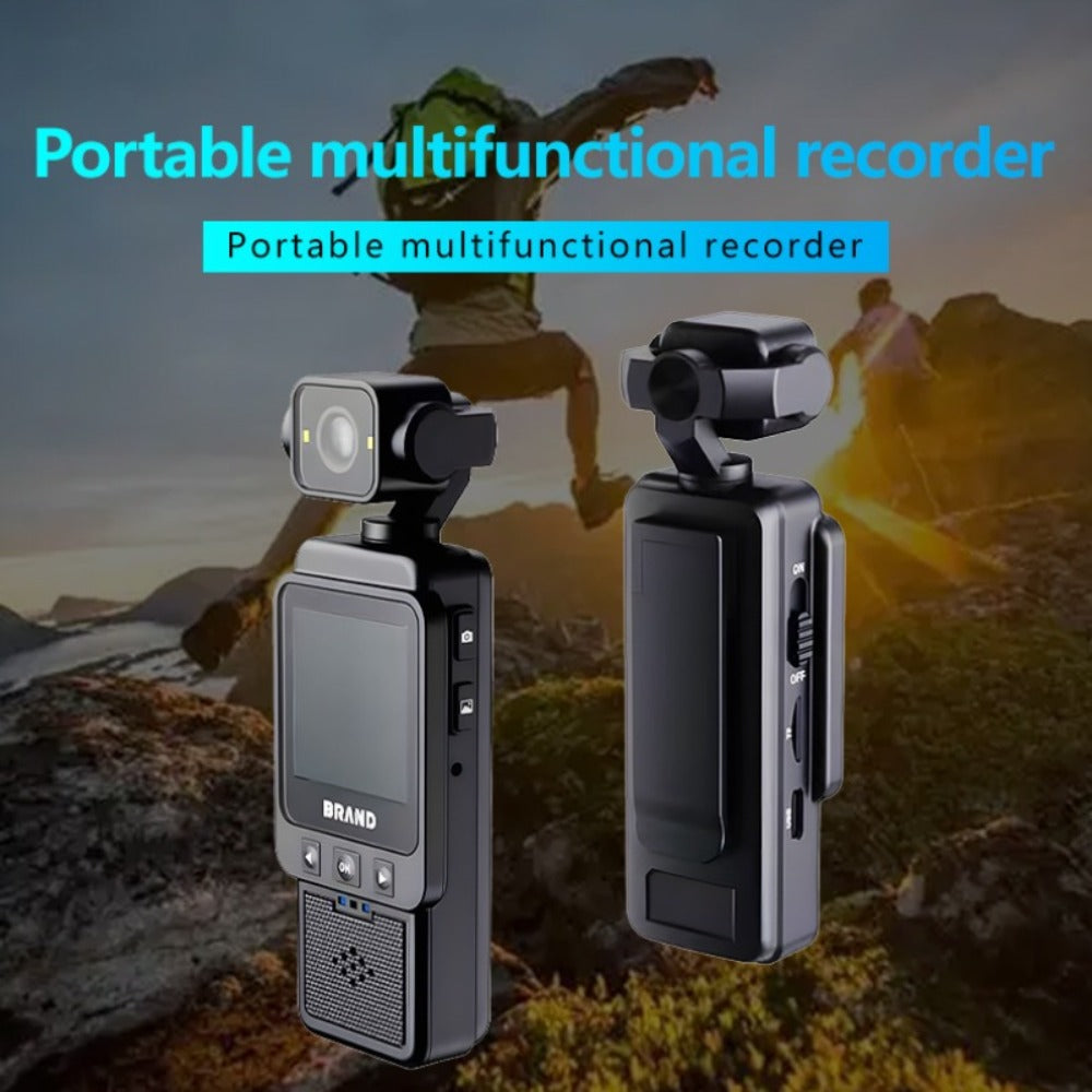 DV01 1080P-Labeled Action Camera with Wearable Clip, Rechargeable Body and Optional 32GB Memory Card
