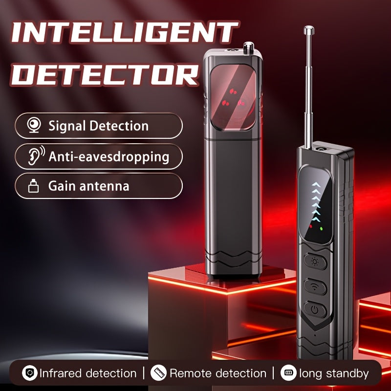 Smart Bug Detector Anti-Spy Camera Finder with Anti-Eavesdropping, Anti-Tracking & Anti-Stealing Detection