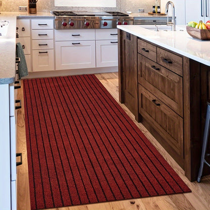 Runner Carpet with Rubber Backing - Non-Slip 1800G/sqm Heavy Duty Washable Indoor Outdoor Rug | Hallway, Entryway, Laundry Room & Balcony Runner Mat | Multiple Sizes & Colors