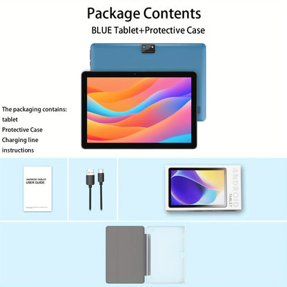 Android Tablet 10-Inch with Android 13, 7GB Total RAM, 64GB Internal Storage and 1TB Expansion Support