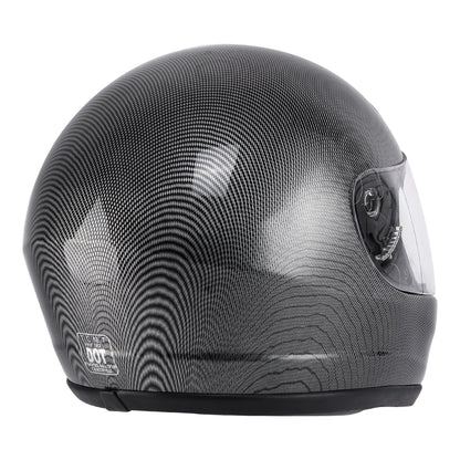 Motorcycle Flip-Up Full Face Helmet DOT Approved, Carbon Fiber Look Modular Street Bike Helmet with Anti-Scratch Visor & Washable Padding, Adult Sizes S M L XL, Includes Helmet Bag