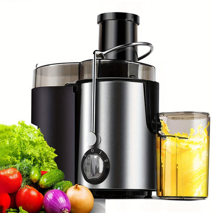 500W Centrifugal Juicer Machine with 3-Inch Feed Chute, Two Speeds and Upgrade or Juicer Configurations