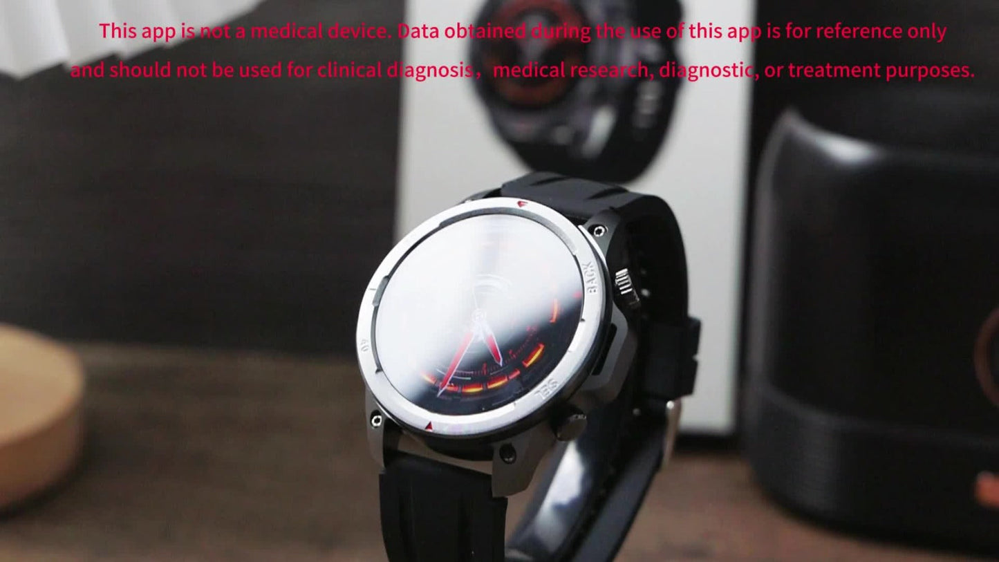 GPS NFC Smartwatch for Men – AI Voice Calling, 360×360 HD Screen, Built-in Compass, Motion Trajectory, Heart Rate Sleep Fitness Tracker – Outdoor Sports Watch Black Silver Steel