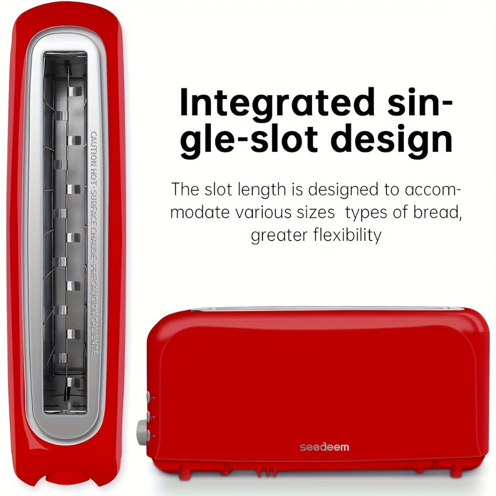 750W Slim Two-Slice Toaster with Six Shade Settings, Reheat, Defrost, Crumb Tray and Six Color Options