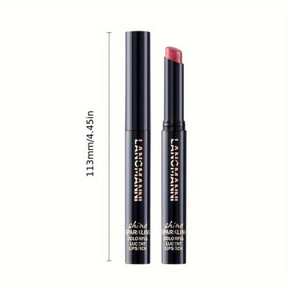 Angled Tip Lipstick Set 5 Shades — Diagonal Precision Lip Makeup, Long-Lasting Highly Pigmented Smooth Formula, Multi-Color Beauty Gift for Women Beginners & All Occasions