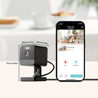 Security Camera 1080P Two-Pack with Dual-Band WiFi, Infrared Night Vision, Two-Way Talk and SD Support to 256GB