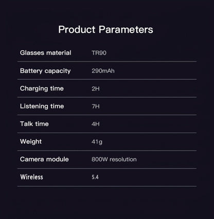 AI Camera Glasses 4K Recording & Real-Time Translation – 163 Languages, 8MP Wide-Angle FPV, 4GB Storage, Wireless Smart Glasses for Travel & Driving