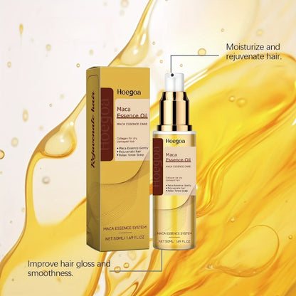 Three-Piece HOGOGO Collagen Hair Care Set with Jar and Pump Containers in a Gold Gift Box Presentation