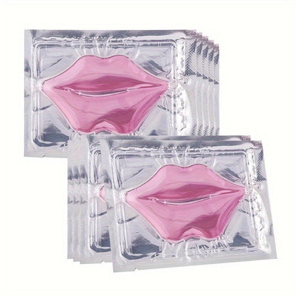 Hydrating Overnight Lip Mask Pink Moisturizing Nourishing Treatment for Dry Chapped Lips Repair – Gentle Peel-Off Lip Patch All Skin Types Women Self-Care Gift 15pcs