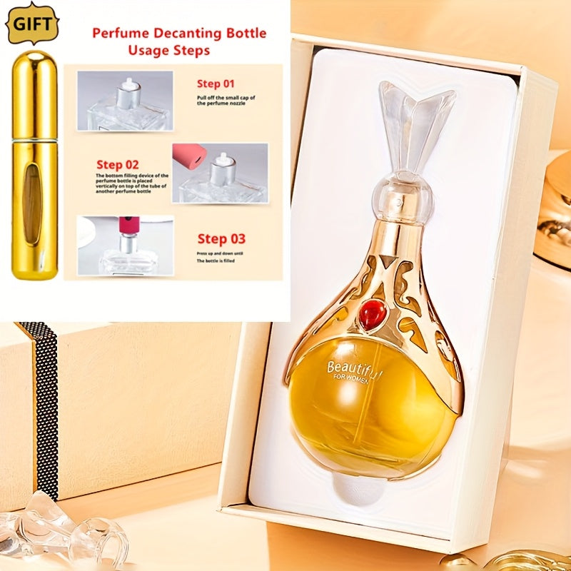 Eau de Parfum Floral Collection for Women 100ml with Talc-Free Formula & 3 Bottle Styles for Daily Wear