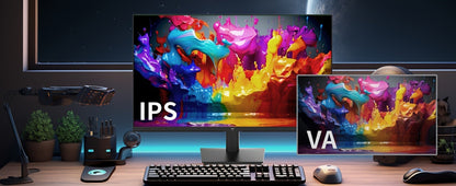 27-Inch QHD 100Hz Computer Monitor 2560x1440 IPS Display, AMD FreeSync, Ultra-Thin Bezel, HDMI DisplayPort, Flicker-Free Low Blue Light, for Gaming Work Home Office Desktop PC