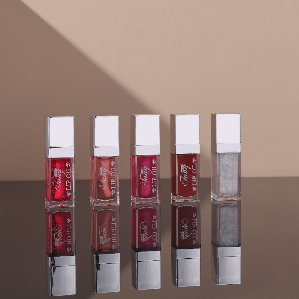Plumping Lip Gloss Oil Set 3pcs 6pcs Hydrating Transparent Glow Lip Plumper - Long-Lasting High-Shine Glossy Finish in Berry Coral Pink Red, Nourishing Lip Care Gift for Women & Girls