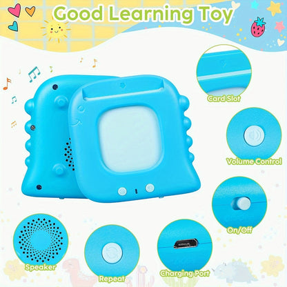 Talking Flash Cards for Kids 224 & 510 Words — Electronic Language Learning Device for Preschoolers Ages 3-6, Speech Therapy Toy, Autism Sensory Educational Gift Boys Girls