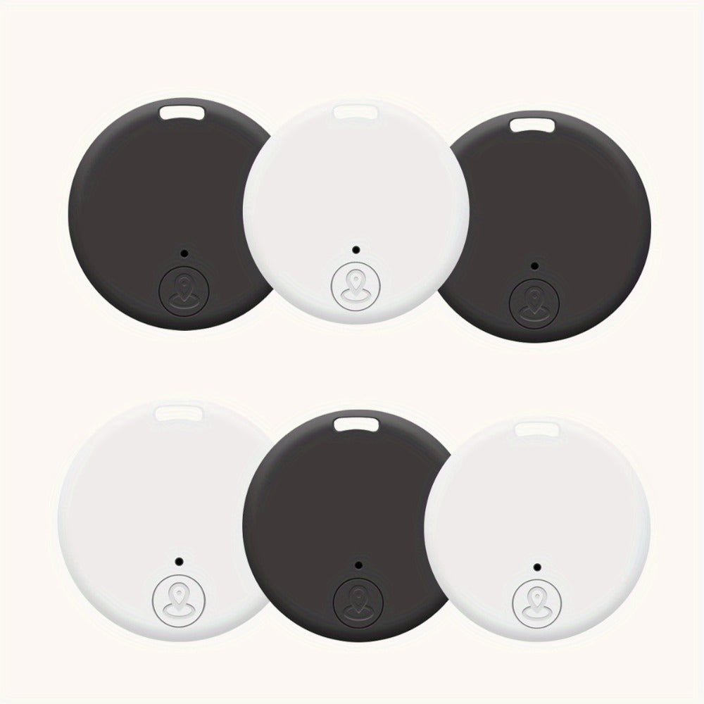 Bluetooth Key Finder Anti-Loss Tracker 6-Pack – Smart Wireless Locator for Car Wallet Bag Luggage Pets Kids – White / Mixed Colors / Black & White Combo