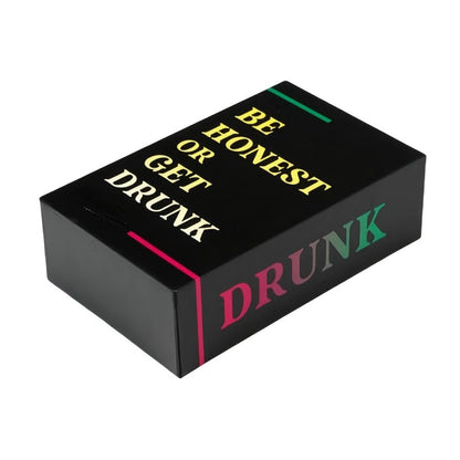 Be Honest or Get Drunk Adult Card Game with Black Box, Truth-Style Prompts and Optional Drinking-Themed Play