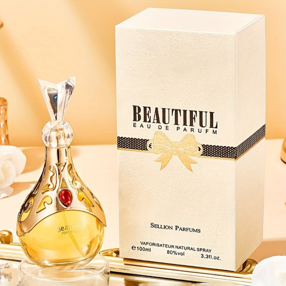 Eau de Parfum Floral Collection for Women 100ml with Talc-Free Formula & 3 Bottle Styles for Daily Wear