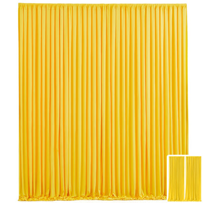 Two-Panel Photography Backdrop Curtain Set in 16 Colors with 59 x 85-Inch Panels and Pole Pockets