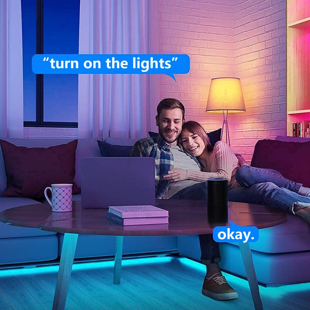A19 E26 Wi-Fi Smart Light Bulbs with RGB and Tunable White Modes in Six-, Eight- or Ten-Bulb Packs