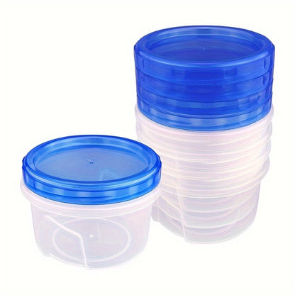 Food Storage Containers Stackable Clear Canister Set in Three 1000 mL or Six 500 mL Configurations