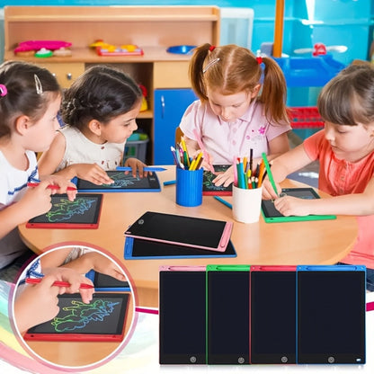 LCD Writing Tablet 4 Pack 8.5 Inch Colorful Doodle Board Reusable Electronic Drawing Pad Educational Toy for Kids Ages 3-6 Boys Girls Home School Travel Gift