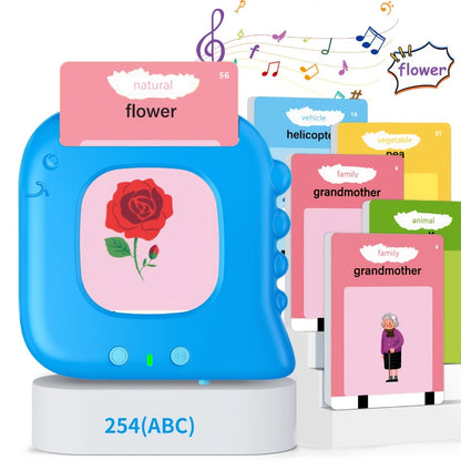Talking Flash Cards for Kids 224 & 510 Words — Electronic Language Learning Device for Preschoolers Ages 3-6, Speech Therapy Toy, Autism Sensory Educational Gift Boys Girls