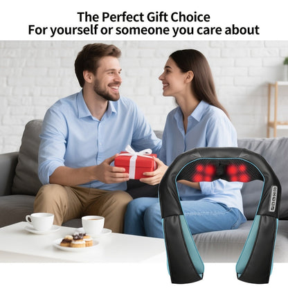 Acupressure Massager – Electric Acupoint Deep Kneading Neck & Shoulder Massager for Back, Waist, Legs, Feet & Muscles, Portable Full Body Relief Device, Ideal Gift for Parents, Seniors, Men & Women