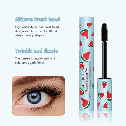 Waterproof Mascara 2 Pack Watermelon — Lengthening Curling & Thickening Formula, Natural Lash Extension, Long-Lasting Smudge-Proof, Beginner-Friendly Eye Makeup for Women
