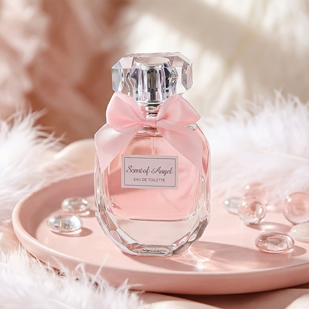 Perfume for Women Long Lasting Floral Fragrance – Angel Eau de Parfum 1.86oz | Lily Orange Blossom Vanilla Musk | Date Night Party Holiday Gift for Her