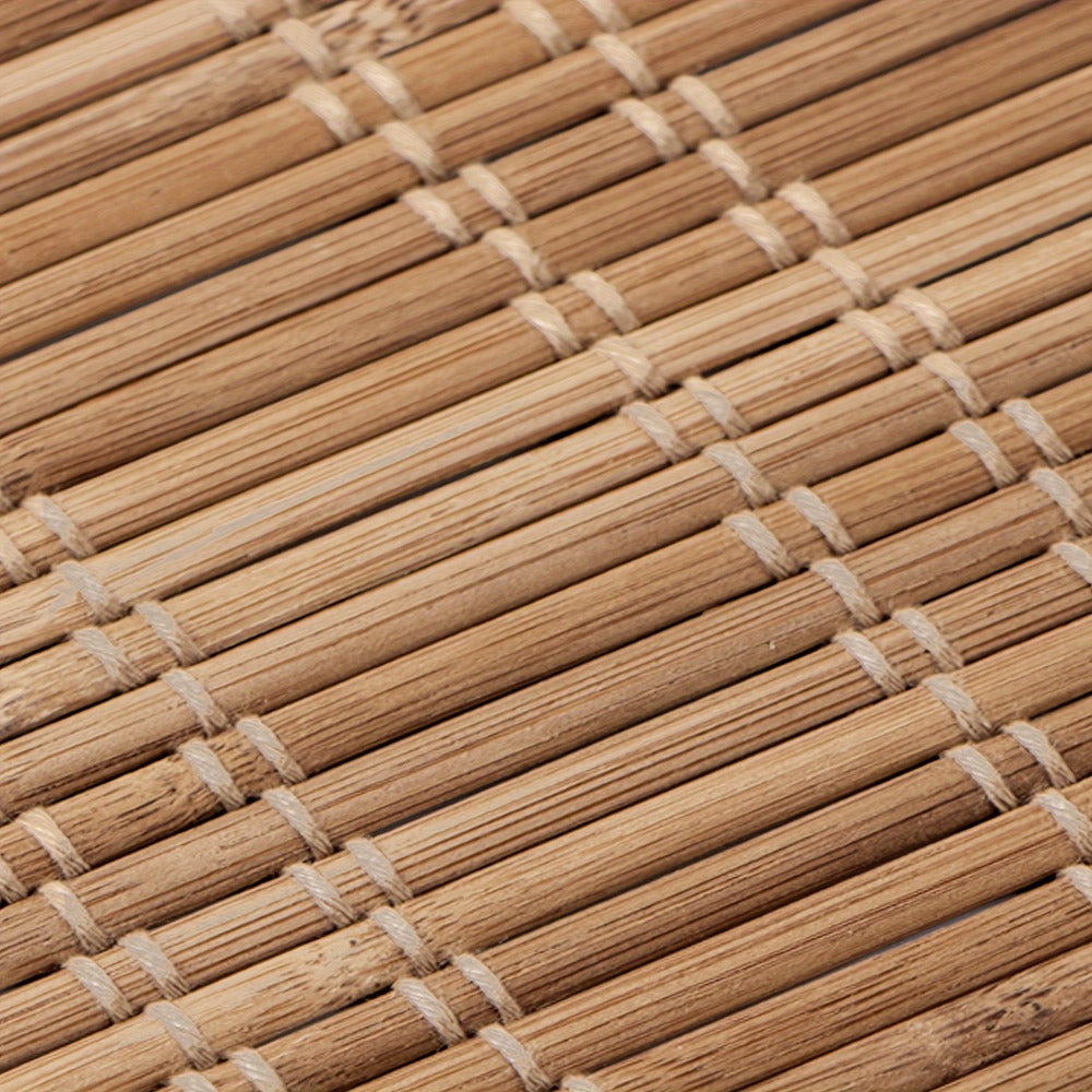 Woven Bamboo Roman Window Shade in Six Exact Color Names, 60-Inch Height and Widths from 23 to 48 Inches