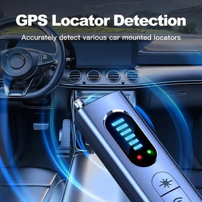 Hidden Camera Detector Anti-Spy RF Signal Scanner, GPS Tracker Finder, Wireless Bug Detector – Portable Privacy Protection for Hotels, Airbnb, Rental Cars, Offices & Travel