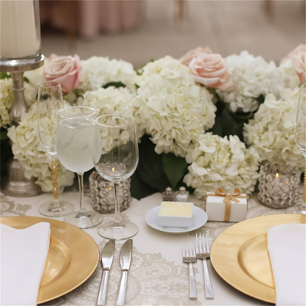 Artificial Hydrangea Flowers with Stems 60 Pack – Fake Hydrangea Flower Heads for Wedding Centerpieces, Bouquets, DIY Home Decor, Garden & Party Arrangements | Realistic Silk-Look Floral Decor