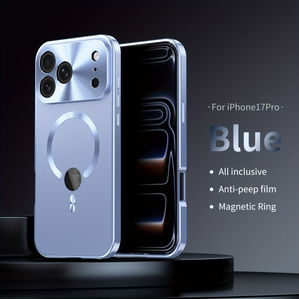 Two-Piece Privacy-Panel Magnetic iPhone Case with Camera Protection in 24 Model and Color Options