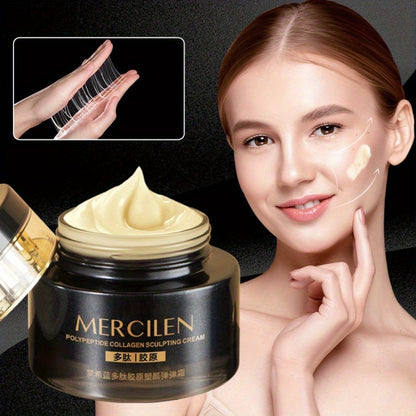 Face Cream Collagen Hyaluronic Acid Formula with Squalane, Glycerin and Alcohol-Free Bottle Format