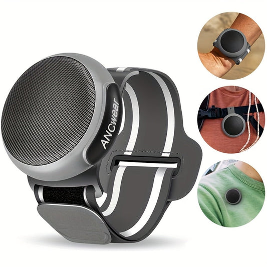 Clip-On Wearable Bluetooth Speaker with TWS Dual Pairing, Ancwear Portable Outdoor Speaker for Cycling Hiking Running Motorcycling, Stereo Surround Sound, Multiple Colors