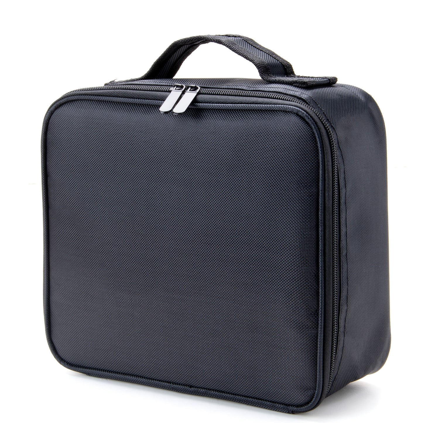 Makeup Bag – Large Makeup Bag for Women Travel Toiletry Case Durable Fabric Cosmetic Organizer Sturdy Handle Easy Clean Lining for…