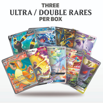 Trading Card Game 100-Plus Card Assortment with Character Artwork and Included Storage Box