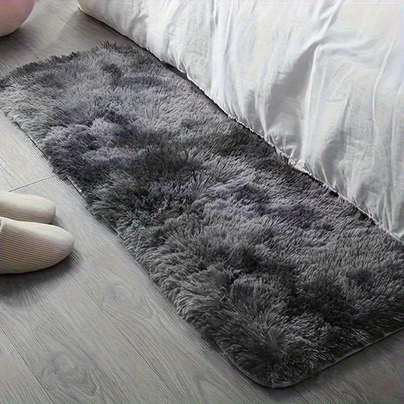 Area Rug Tie-Dye Knotted Fluffy 40x120cm Indoor Runner in Five Colors for Bedroom or Office